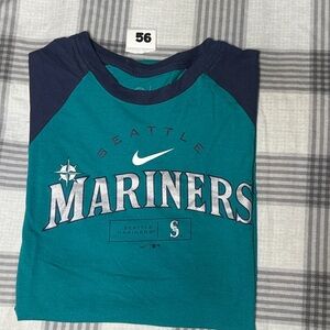 Seattle Mariners - Nike Dri-Fit 3/4 Sleeve Baseball Tee